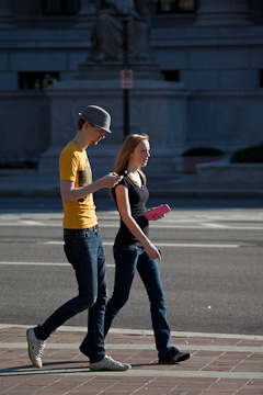 Young tourists in D.C.