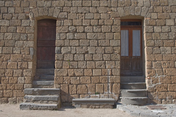 Civita di Bagnoregio - two doors