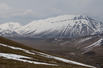 The Piano Grande; the Monti Sibilini in the distance
