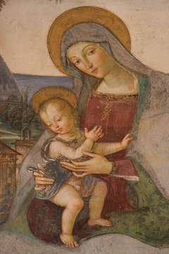 Madona and child, in the Duomo di Santa Maria Assunta