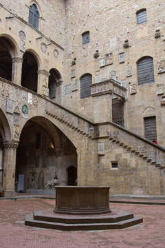 Courtyard at the Bargello Museum