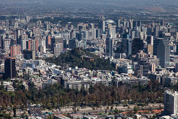 A little bit of Buenos Aires, from the top of San Cristóbal Hill