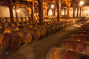 A historic cellar, Santa Rita Winery, Chile