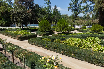 Gardens at the Santa Rita Winery, Chile