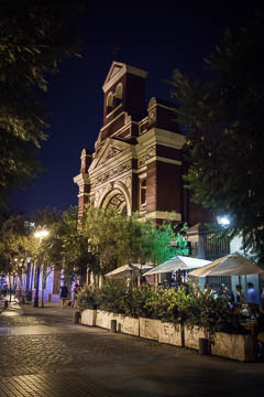 Church in the Lastarria neighborhood of Santiago, Chile