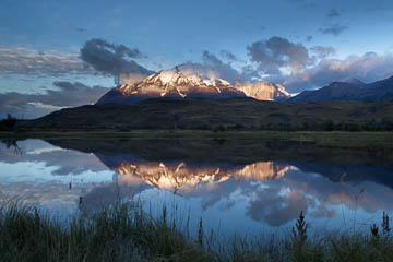 A glorious sunrise, Patagonia, Chile