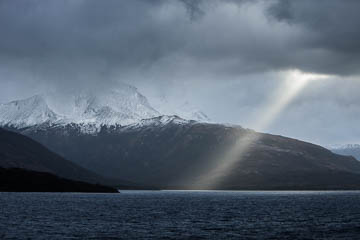 A ray of light -- Tierra del Fuego, Chile